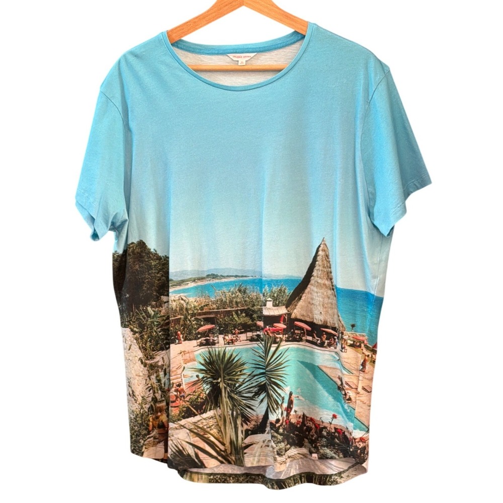 Adult Orlebar Brown T-Shirt Resortwear Mediterranean Tropical Luxury XL Travel